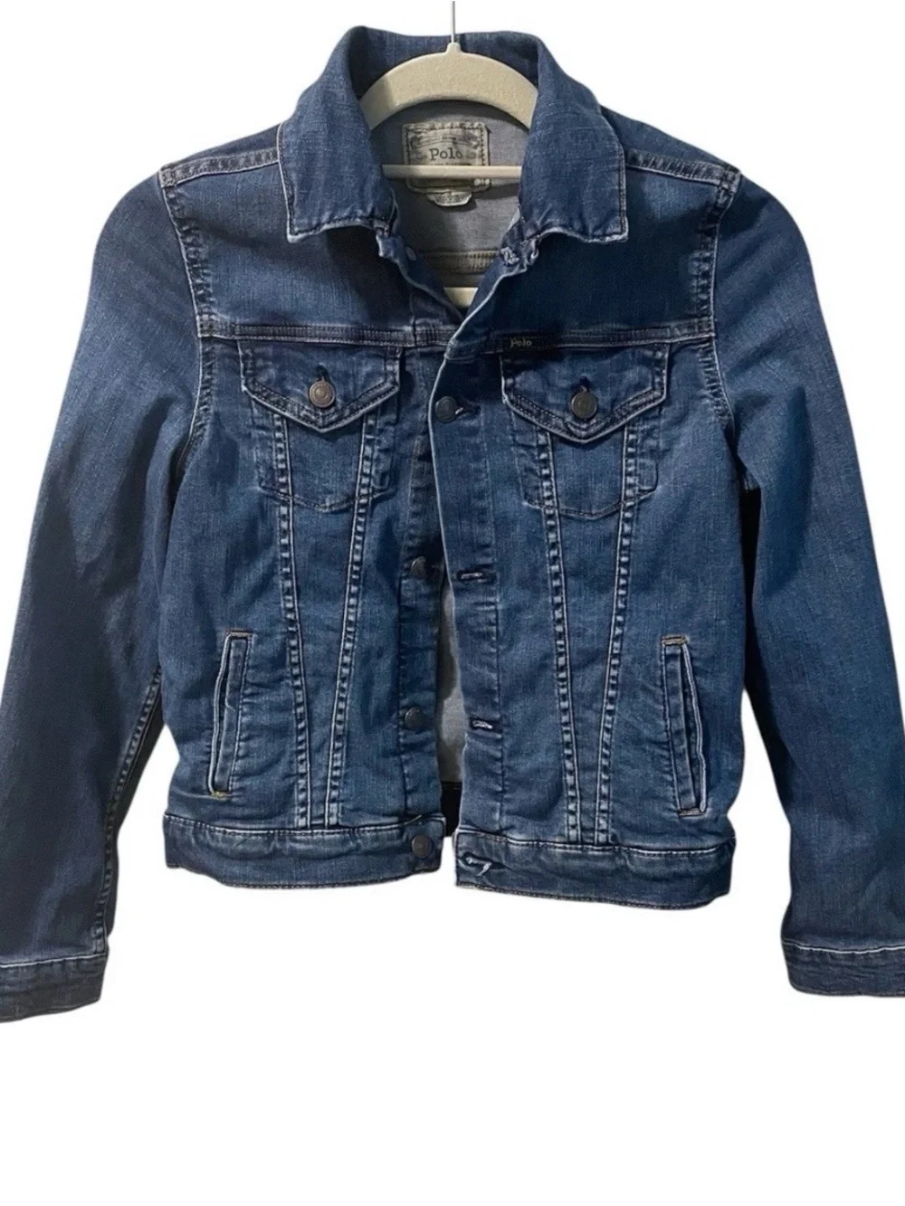 Polo Ralph Lauren Denim Jean Jacket Girls Size 16 /Woman’s XS